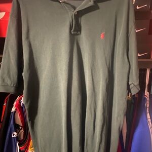 Polo by Ralph Lauren Men's Green Polo Shirt